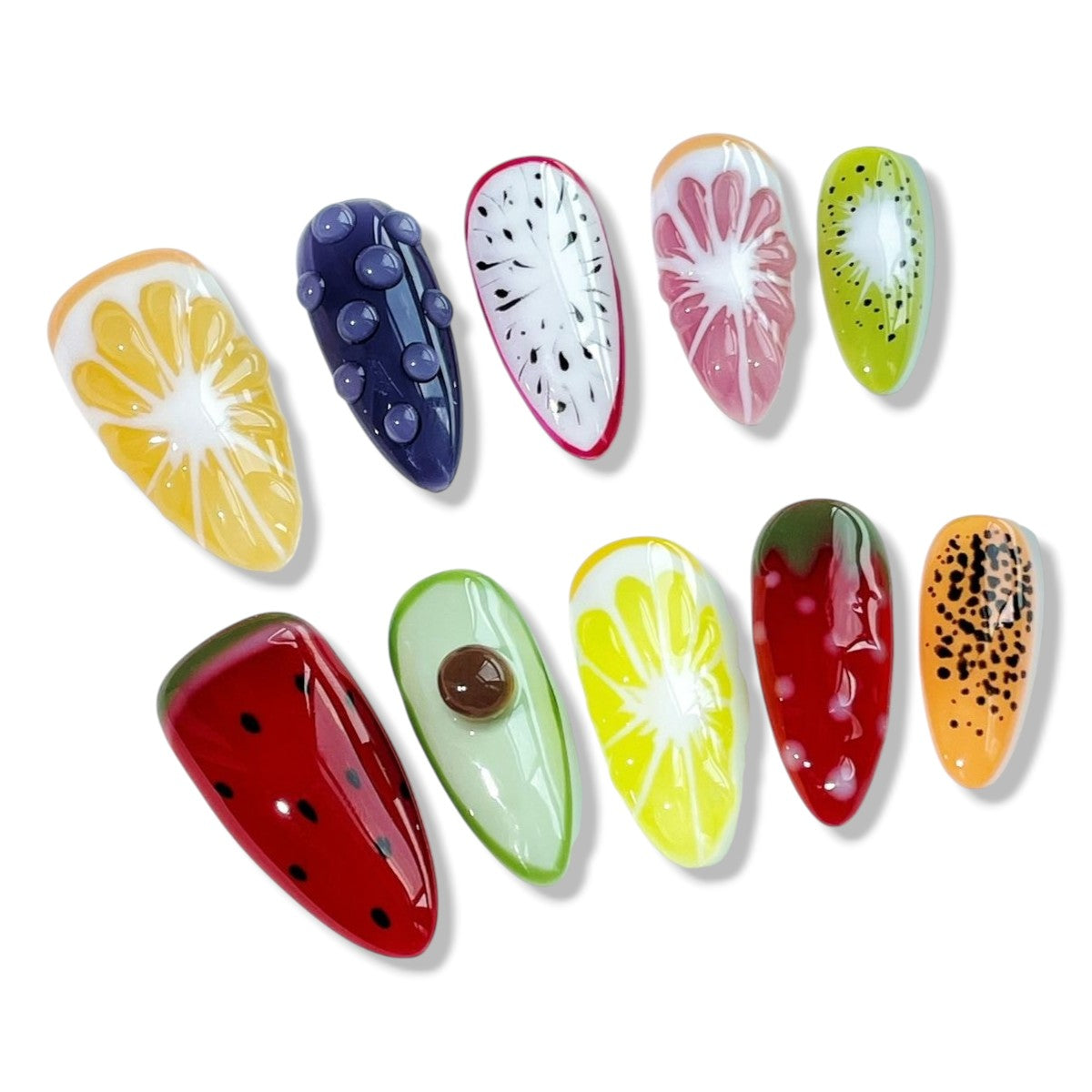 tropical fresh press-ons