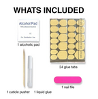 vintage royalty press-ons