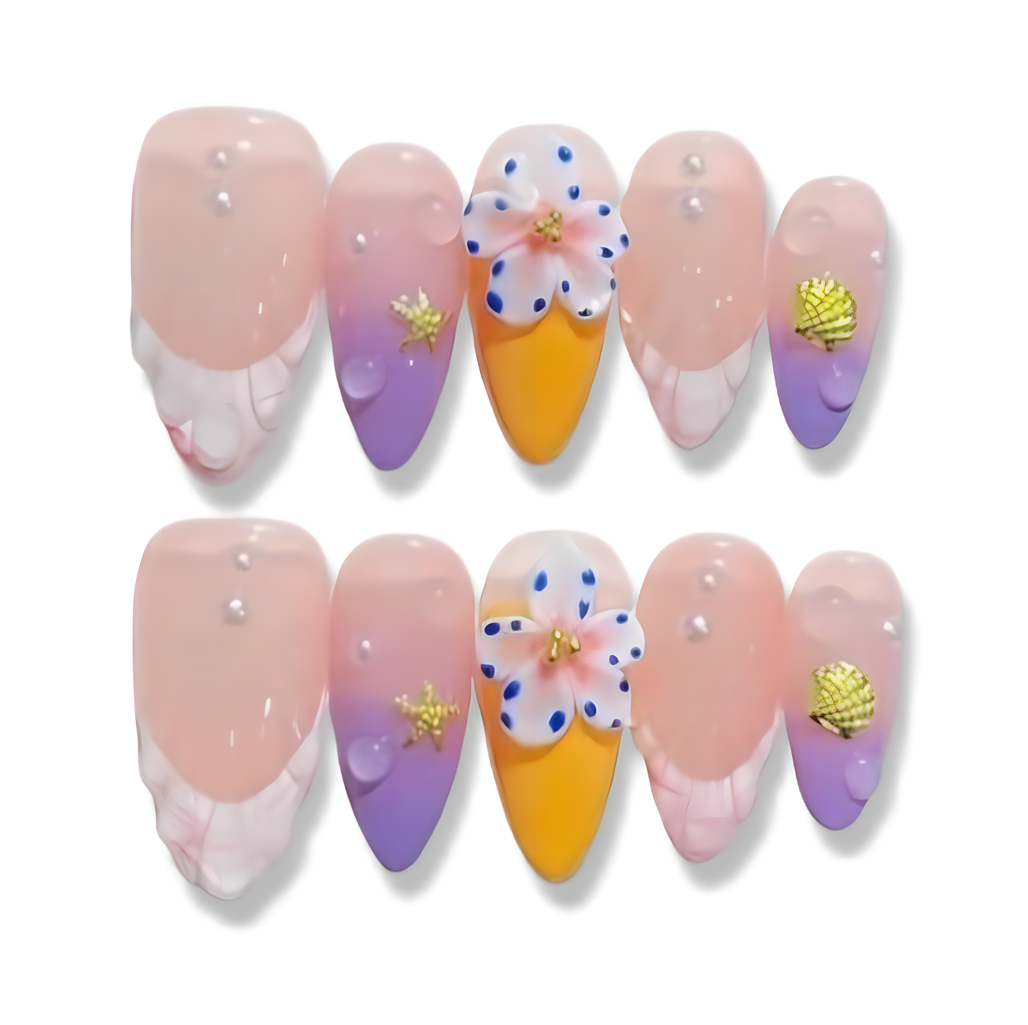 beach siren press-ons